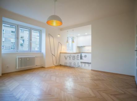 obývací pokoj | Pronájem bytu, 2+kk, 59 m²