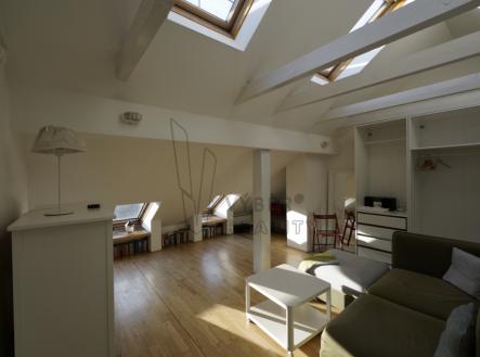 obývací pokoj | Pronájem bytu, 1+1, 41 m²