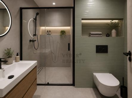 koupelna s WC | Prodej bytu, 2+1, 52 m²