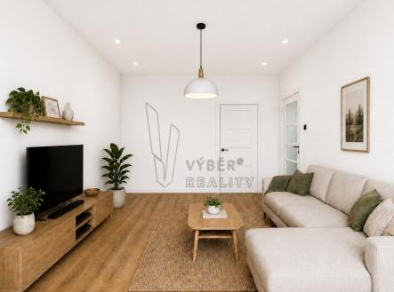 obývací pokoj | Prodej bytu, 2+1, 52 m²