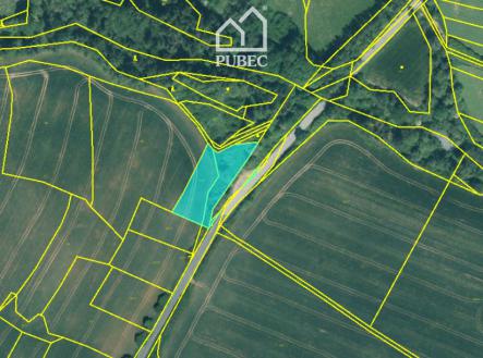 Ortofoto 2 | Prodej - pozemek, zemědělská půda, 16 647 m²
