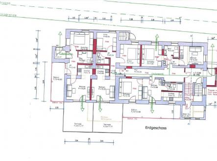 půdorys přízemí | Prodej bytu, 2+1, 663 m²