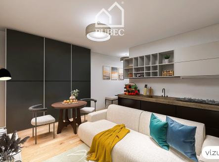 vizualizace (1) | Prodej bytu, 1+kk, 34 m²
