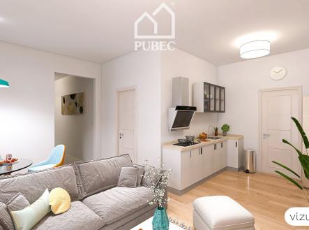 vizualizace (3) | Prodej bytu, 2+kk, 49 m²