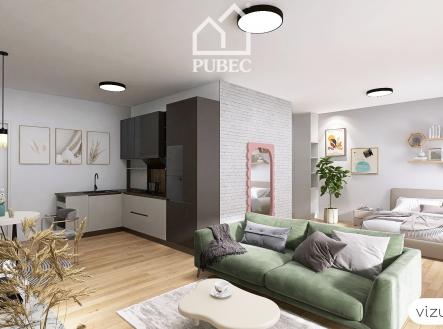 vizu_na okraji_101 (1) | Prodej bytu, 1+kk, 50 m²