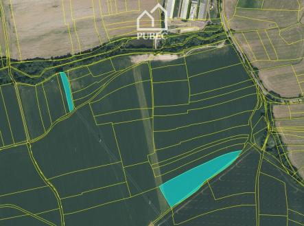 Mapa 10 | Prodej - pozemek, zemědělská půda, 40 855 m²