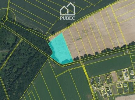 Mapa 15 | Prodej - pozemek, zemědělská půda, 40 855 m²