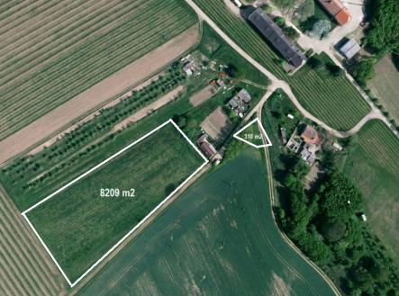 Prodej - pozemek, zemědělská půda, 8 528 m²