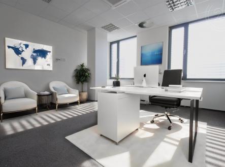 Pronájem - kanceláře, 1 191 m²