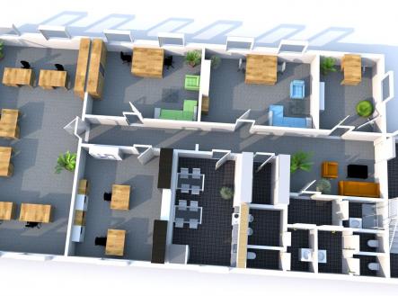 . | Pronájem - kanceláře, 250 m²