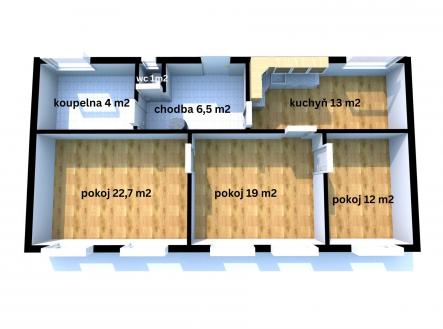 . | Prodej bytu, 3+1, 78 m²