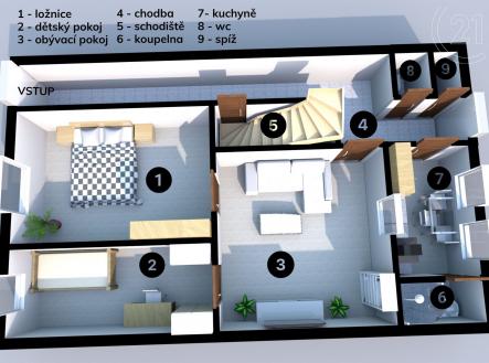 . | Prodej - dům/vila, 73 m²