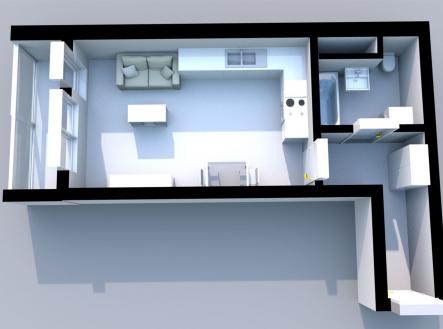 . | Pronájem bytu, 1+kk, 31 m²