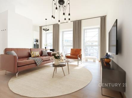 . | Pronájem bytu, 2+kk, 61 m²