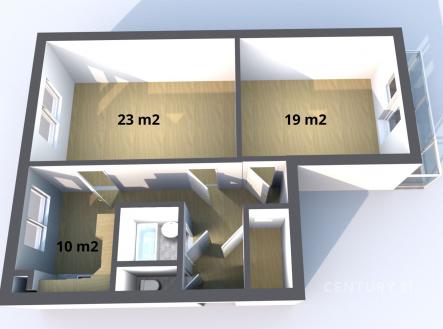 . | Prodej bytu, 2+1, 67 m²