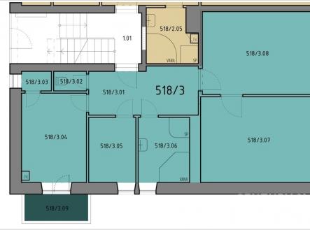 . | Prodej bytu, 3+1, 80 m²