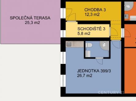 . | Prodej bytu, 1+kk, 60 m²