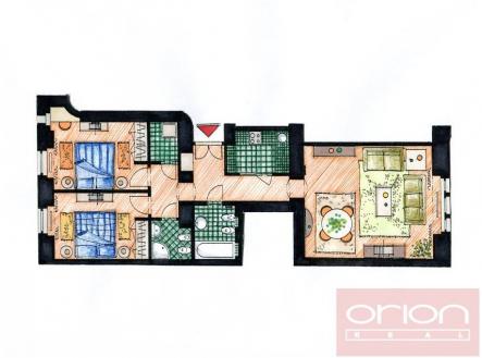 foto: 4 | Pronájem bytu, 3+1, 80 m²
