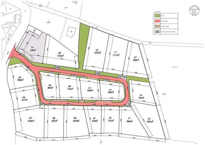 Stavební pozemek 938 m2, Olovnice