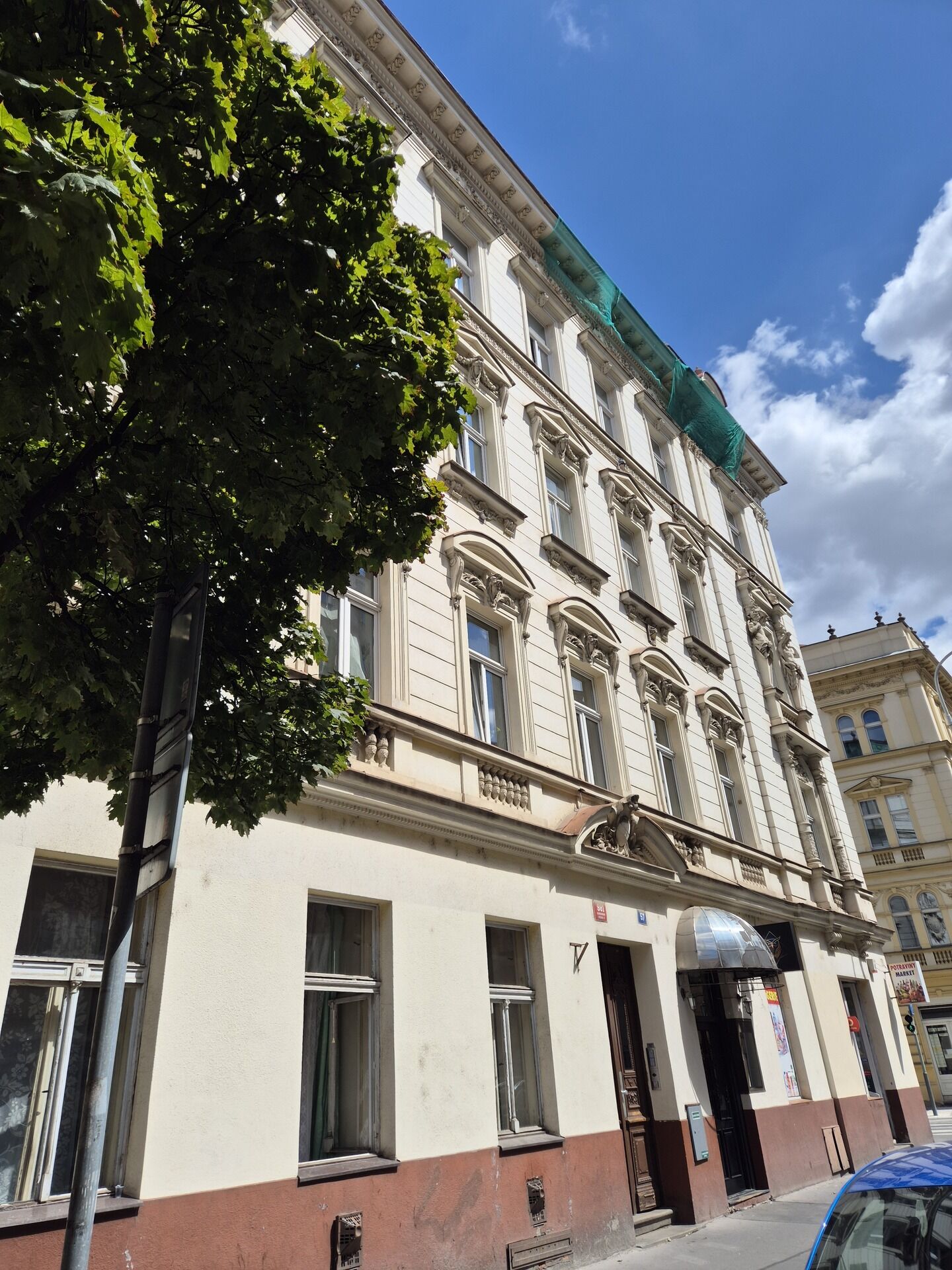 Prodej bytu 2+1 Praha 3, ul. Slezská, 61m2, osobní vlastnictví