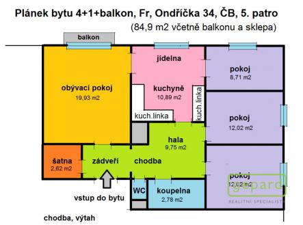 byt-4-1-1.png | Prodej bytu, 4+1, 85 m²