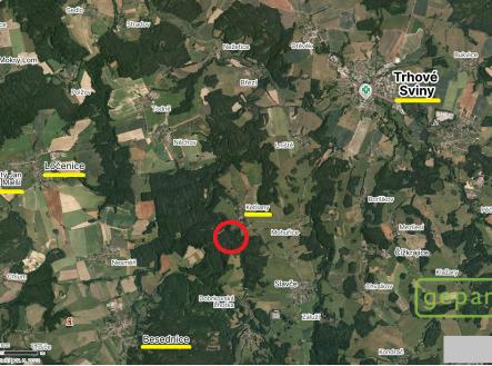 1.png | Prodej - pozemek, les, 8 599 m²