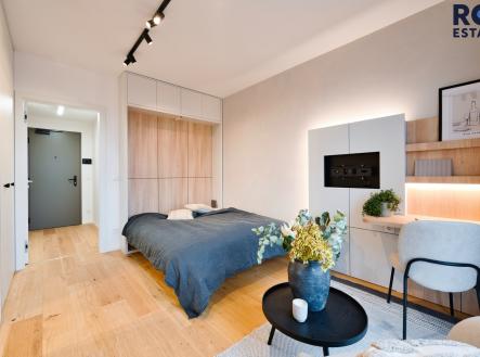 Pekarensky_dvur_702-38 | Pronájem bytu, 1+kk, 23 m²