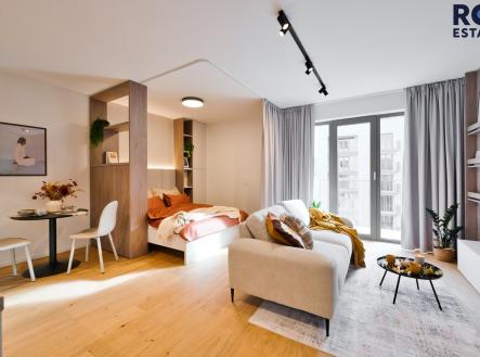 PD-413-1 | Pronájem bytu, 1+kk, 48 m²