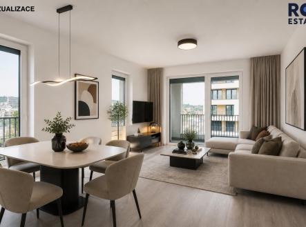 a | Pronájem bytu, 2+kk, 54 m²