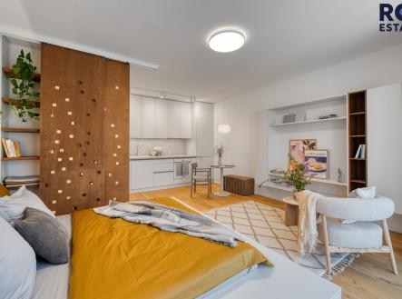 1 | Pronájem bytu, 1+kk, 39 m²