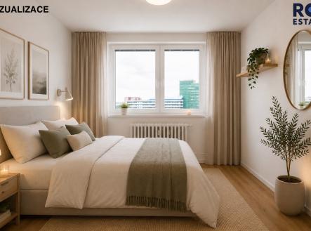 b | Pronájem bytu, 2+kk, 44 m²