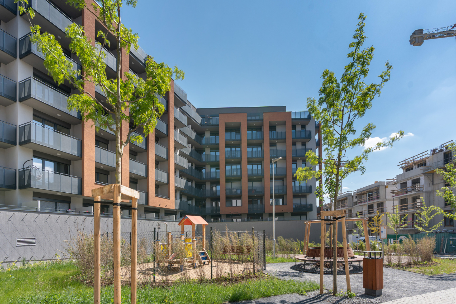 Prodej bytu 1+kk, 33,8 m² s balkonem – novostavba, Praha 4 – Háje, projekt U Hostivařské přehrady