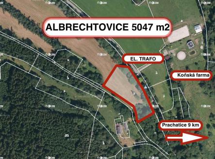 Pozemek s komentářem Albrechtovice | Prodej - pozemek pro bydlení, 5 047 m²