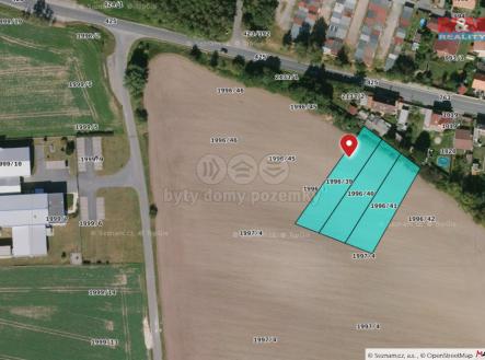 Prodej - pozemek, zemědělská půda, 3 664 m²