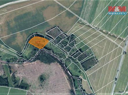 mapka | Prodej - pozemek, trvalý travní porost, 4 521 m²