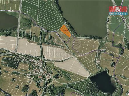 mapka | Prodej - pozemek, trvalý travní porost, 4 490 m²