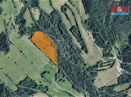 mapka | Prodej - pozemek, trvalý travní porost, 35 805 m²