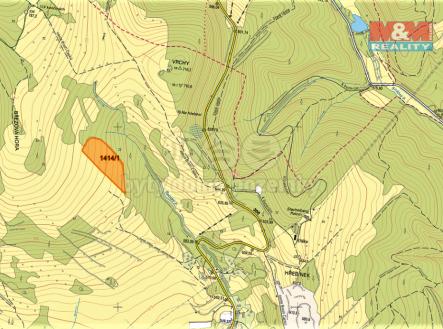 mapka | Prodej - pozemek, trvalý travní porost, 35 805 m²