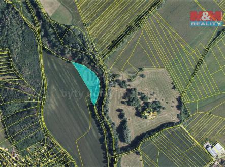 mapka | Prodej - pozemek, zemědělská půda, 2 071 m²