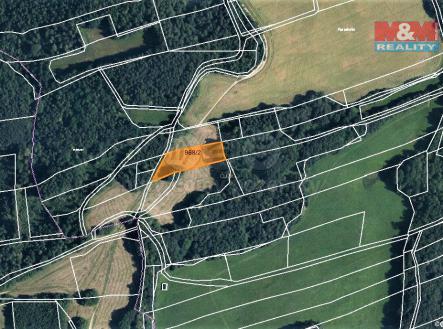 mapka | Prodej - pozemek, trvalý travní porost, 3 607 m²