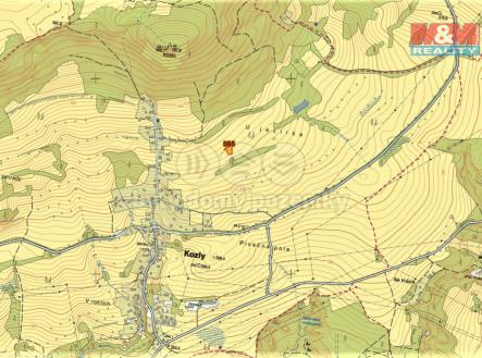 mapka | Prodej - pozemek, trvalý travní porost, 1 147 m²