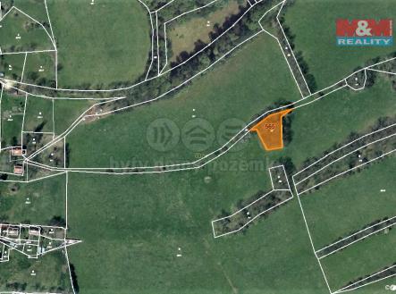 mapka | Prodej - pozemek, trvalý travní porost, 1 147 m²