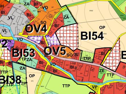 výstřižek územního plánu Chřibská | Prodej - pozemek pro bydlení, 8 319 m²