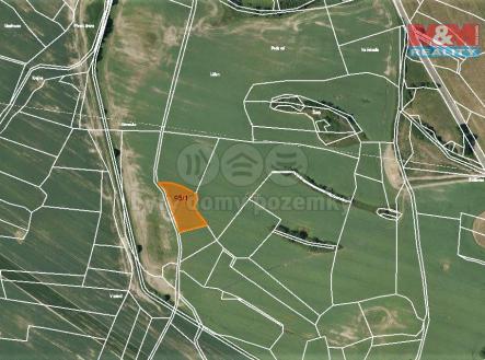mapka | Prodej - pozemek, zemědělská půda, 2 533 m²