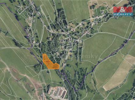 mapka | Prodej - pozemek, trvalý travní porost, 9 345 m²