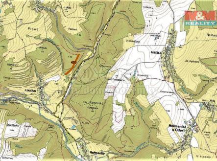 mapka | Prodej - pozemek, les, 17 778 m²