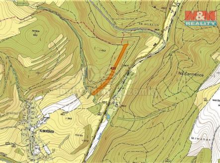 mapka | Prodej - pozemek, les, 17 778 m²