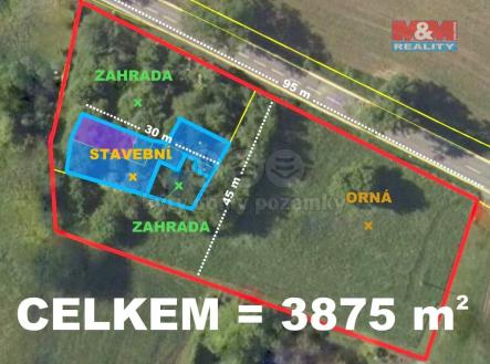 Prodej - pozemek, trvalý travní porost, 3 875 m²