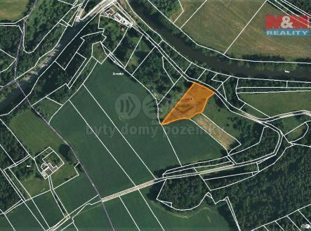 mapka | Prodej - pozemek, trvalý travní porost, 4 696 m²