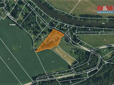 mapka | Prodej - pozemek, trvalý travní porost, 4 696 m²